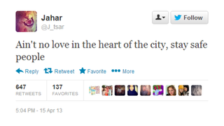This Is Dzhokhar Tsarnaev's Twitter Account